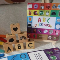 Kaby Books - Buku Kosa Kata Boardbook - ABC Disekitarku - Warna Disekitarku ABC Di Sekitarku