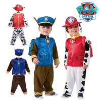 Boys Girls Rocky Rubble Skye Marshall Zuma Chase PAW Patrol Cosplay Costume Kids Children Birthday Party Gift Fancy Dress