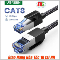 cod Dây Cáp Mạng Ethernet Cat8 Dài 1m 1 5m,2m 3m (Tốc độ 40Gbps-2000MHz) Ugreen 80429 80430 80431 80