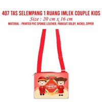 Tas Selempang Angpao Imlek Souvenir Chinese New Year Imlek Sling Bag 407 S1R Couple China