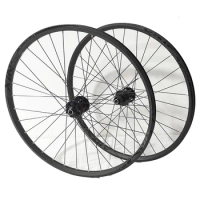CR Mountain Bike Aluminium 32 Holes Six Claw Disc Brakes Six Ding Quick Release / Barrel Shaft Round Bar MTB Bike Wheelset