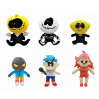 6 styles New Friday Night Funkin Plush Toy Kawaii Spooky Month Skid and Pump Lemon Demon Stuffed Plush Toy Gift For Kids