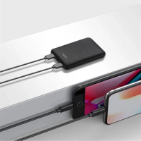 10000mAh Slim Mini Power Bank for iPhone Xiaomi Huawei Samsung Powerbank 2 USB Portable Charger External Battery Pack Power Bank