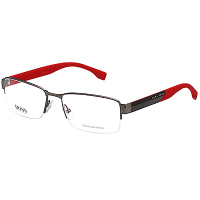 HUGO BOSS 半框 時尚光學眼鏡 (槍色)BOSS0837