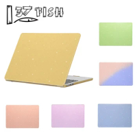 Candy Color Glitter Laptop Case for Macbook Air 13 A2337 M1 Chip Pro 13 A2338 Case M2 2022 Soft Cover for Macbook Pro 14 16 2021