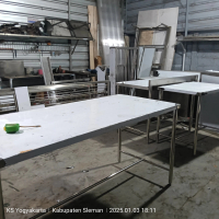 WORK TABLE 1SHAFT 200X70X80 SS HL 201 1mm