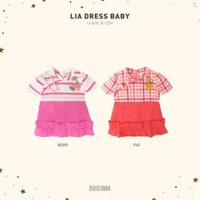 BOHOPANNA - LIA DRESS BABY - DRESS IMLEK ANAK 0-6M QIAN