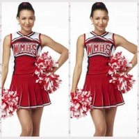 Girl Cheerleader Costume Glee Style Cheerleading Varsity Cheerleader Cheerios Costume Fancy Dress Un