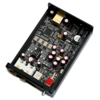 Nvarcher XMOS208+ES9038 Digital HIFI Audio Decoder USB Decoding Headphone Amplifier Support DSD 128