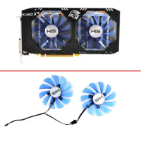2PCS 95mm 4pin DC 12V 0.45A FDC10U12S9-C CF1010U12S RX580 Gpu Cooler For HIS RX 580 RX570/470/480 Graphics Card Fan