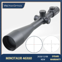 Vector Optics Minotaur 46x60 Tactical Hunting Riflescope Rifle Scope For .308win Long Range &amp; Airgun FT Field Target Shooting