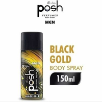 POSH Men Body Spray Series Parfum Semprot Pria 150ML / Minyak Wangi 150 ml Black Gold 150ml