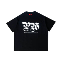 PinkPlusWhite | \Godspeed\" Black T-Shirt | Y2K T-Shirt Oversized | Black T-Shirt | TShirt Oversize 