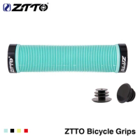 1 Pair ZTTO MTB Handlebar Grips Silicone Gel Lock On Anti Slip Grips Bar Ends for MTB mountain Folding Bike Bicycle Parts AG15