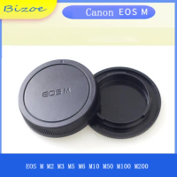 Rear Lens Cap Cover and Camera Body Cap For Canon EOS M /M2 / M3 / M5 / M6 / M6Ⅱ/ M10/ M50 / M50Ⅱ/ M100 / M200