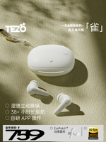 Tezo雀Sparrow藍牙耳機2024新款真無線淺入耳ANC主動降噪通勤耳機
