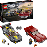 LEGO 樂高Speed Champions 雪佛蘭Corvette C8.R 賽車與1968 雪佛蘭Corvette 76903