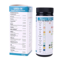 Urine Test Strips 14 Urinalysis Strips for Infections Detection Rapid Result Multiparameter Strips for Health
