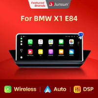 Junsun V1 AI Voice Wireless CarPlay Android Auto Radio for BMW X1 E84 2009 2010 2011-2015 4G Car Multimedia GPS 2din autoradio