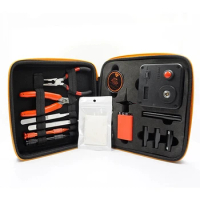 Coil Master V3 Tool Kit Coil Jig Rolling Bag DIY Cotton Tool 521 Mini Ohm Meter Device Rebuild Heating Wire