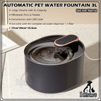Cat Water Fountain 3L Water Cat Water Dispenser Automatic Pet Water Dispenser Cat Drinking Bottle