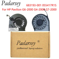 Padarsey Replacement CPU Cooling Fan for HP Pavilion G6-2000 G4-2000 G7-2000 Series Laptop 683193-001 055417R1S