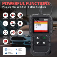 LAUNCH X431 CR3001 EOBD OBD2 Car Reader Multilingual Auto Scanner Scan Diagnostic Tool Check Engine DTC Lookup Free Update