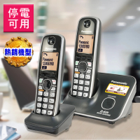 【Panasonic 國際牌】數位高頻雙手機無線電話(KX-TG3712)