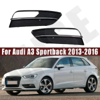 ✡CA Car Accessories For Audi A3 Sportback 2013 2014 2015 2016 Front Bumper Fog Light Frame Left/Righ