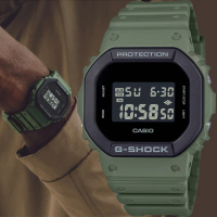 【CASIO 卡西歐】G-SHOCK 軍事運動風手錶 電子錶 學生錶 畢業禮物 送禮(DW-5610UU-3)