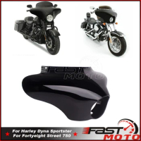 Motorcycle Batwing Fairing Head Light Airflow Bullet Headlight Cowl For Harley Dyna Sportster Fortyeight Street 750 XL833 xl1200