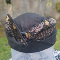 udeng bali hitam isi tutup variasi songket bordir
