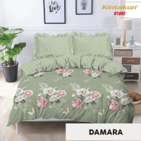 GS Bedcover set Kintakun D'luxe Deluxe 160 Motif 160X200 queen size bedcover RUMBAI RUMBAY