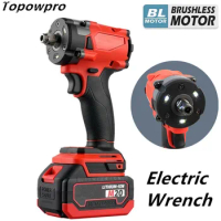 18V Cordless Electric Wrench Brushless For Makita Battery Screwdriver Impact Drill Car Truck Repair Rechargeable Power Tools