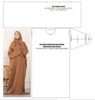 POLA MUKENAH PASHMINA POLA RUKUH POLA MUKENA PASMINA POLA INSTAN