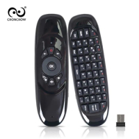 C120 2.4G Mini Wireless Gyroscope Air Fly Mouse Universal Remote Control With USB Receiver Russian English Version For Smart tv