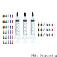 10cc 10ml Syringe Fluid Epoxy Cyanoacrylate Paint Adhesive Dispenser Loctite Pack of 3