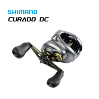 SHIMANO Original 18 Curado DC Baitcsting Fishing Reel 6.2-8.5:1 6/1BB Max Drag 5KG Micromodule Gear Hagane Body X-Ship S3D Spool