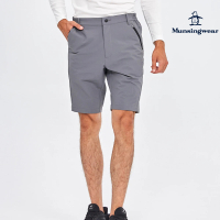【Munsingwear】企鵝牌 男款深灰色舒適機能企鵝立體壓印短褲 MGRL8505