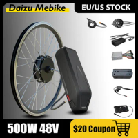 Ebike Conversion Kit Motor Wheel 500w 48v Electric Bicycle 13AH Battery Hub Motor 20''24''26''27.5''700C Front Rear Wheel