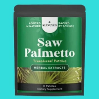 Pure Saw Palmetto Extract Patches - Enhanced Hair Growth Supplement With Saw Palmetto For Women And Men