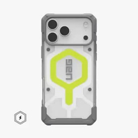UAG Pathfinder Clear Case Compatible for iPhone 17 Pro Max / Pro - Magsafe Clear - Active Neon, iPho