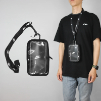 【NIKE 耐吉】手機斜背包 Club Phone Crossbody Bag 黑 白 可觸控 防撕裂 斜背包 手機包(N100909609-1OS)