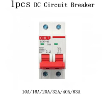 DC Circuit Breaker 500V 2 Pole Double MCB Solar PV 10 16 20 32 40 63 Amp