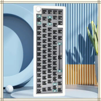 Hot Swappable Mechanical Keyboard Gasket Bluetooth 2.4g Rgb Backlit Gasket Structure Keyboard 3 Mode Customized Keyboard