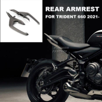 Motorcycle Passenger Rear Armrest Grab Handle Seat Hand Handle Grab Bar For Trident660 TRIDENT Trident 660 2021 2022 2023 CNC