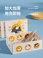 一次性貓砂盆 超大號外出車載折疊方便攜帶全開放臨時貓廁所【雲木雜貨】