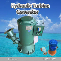 Single Phase 220V 240V 3000W 5000W Oblique Impact Hydraulic Water Generator Hydraulic Generators Kit Water Turbine Generators