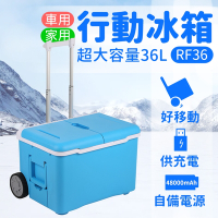 Suniwin尚耘車載居家兩用數位行動電冰箱內置電池RF36
