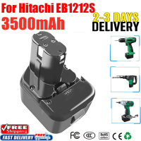 3500มิลลิแอมป์ชั่วโมง12โวลต์สำหรับ Hitachi EB1214S แบตเตอรี่แบบชาร์จไฟ12โวลต์ EB1220BL EB1212S WR12D